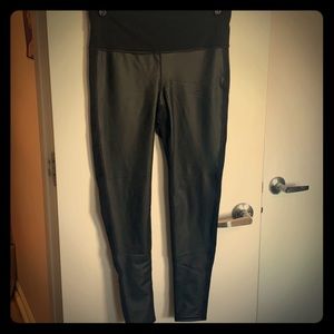 Athleta size M “leather” legging